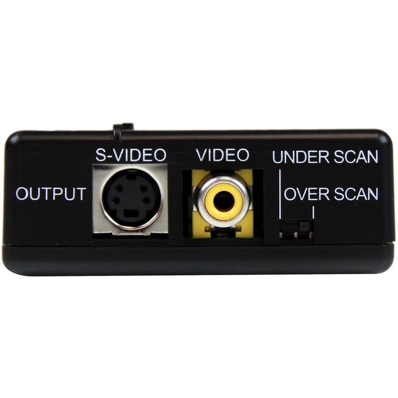 StarTech.com High Resolution VGA to Composite (RCA) or S-Video Converter - PC to TV - Thumbnail 4