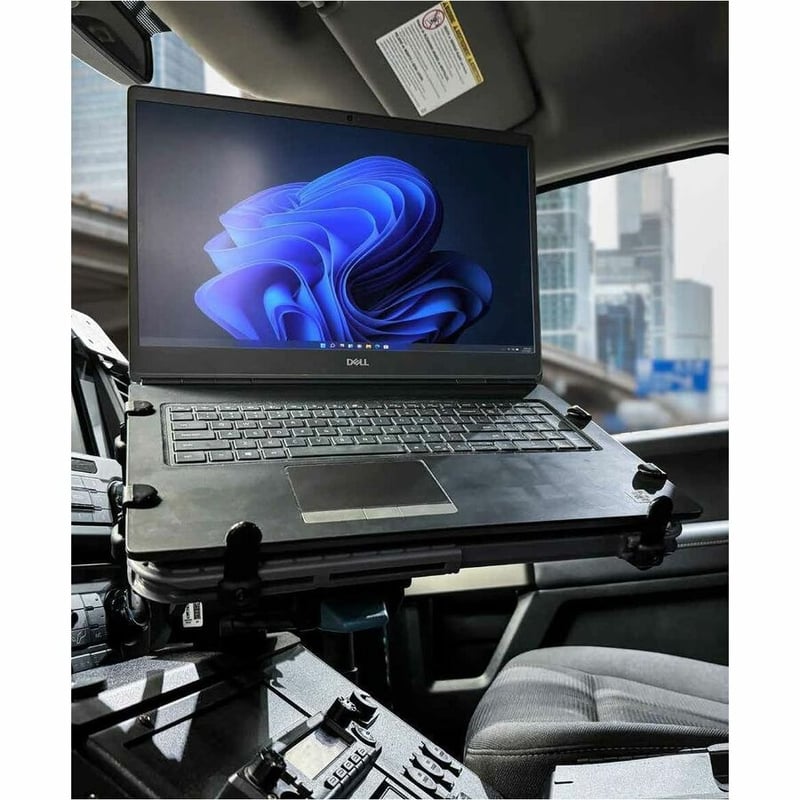 Gamber-Johnson Screen Support for Notebook, Screen Mount, Computer - Black - Thumbnail 2