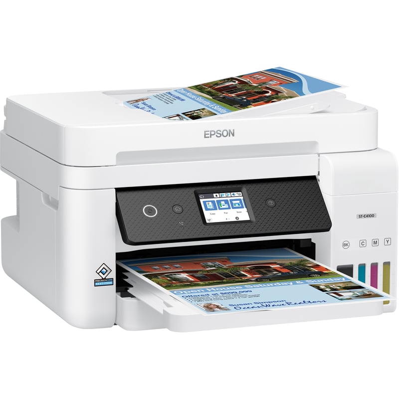 Epson WorkForce ST-C4100 Wireless Inkjet Multifunction Printer - Color - Thumbnail 1