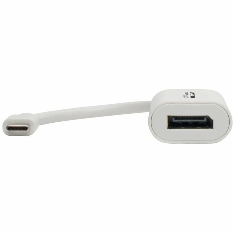 Tripp Lite by Eaton USB C to DisplayPort Adapter Converter 4K White USB Type C to DP - Thumbnail 4