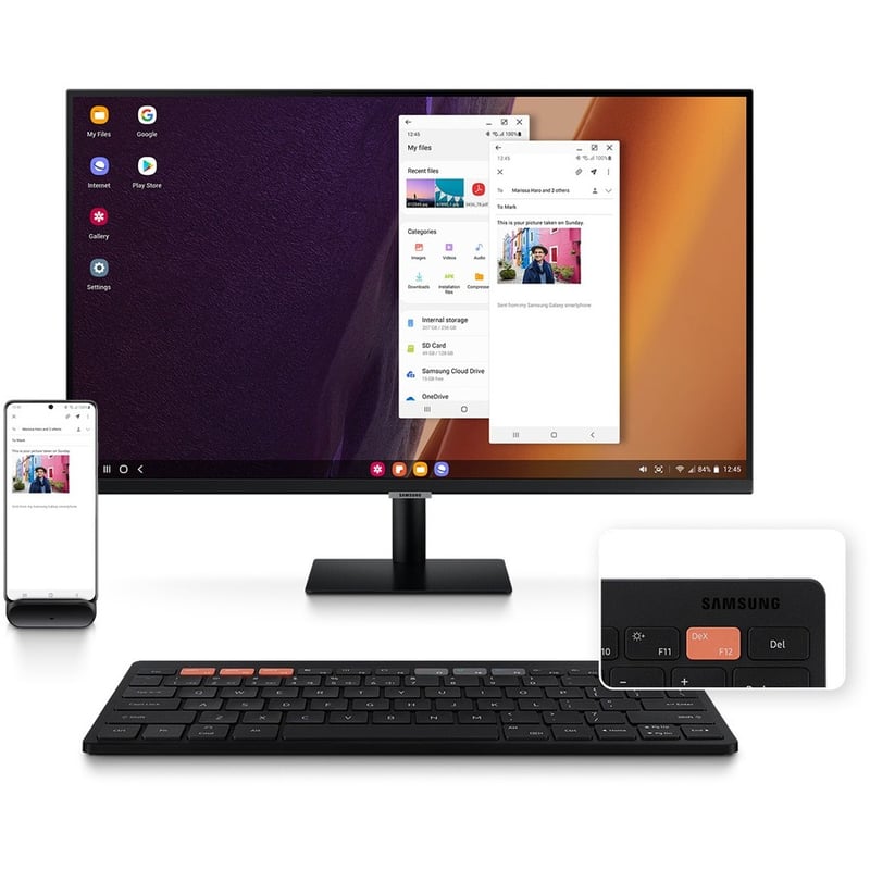 Samsung Smart Keyboard Trio 500, Black - Thumbnail 3