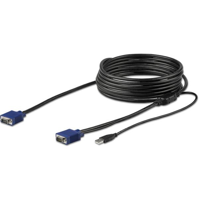 StarTech.com 15 ft. (4.6 m) USB KVM Cable for StarTech.com Rackmount Consoles - VGA and USB KVM Console Cable (RKCONSUV15) - Thumbnail 4