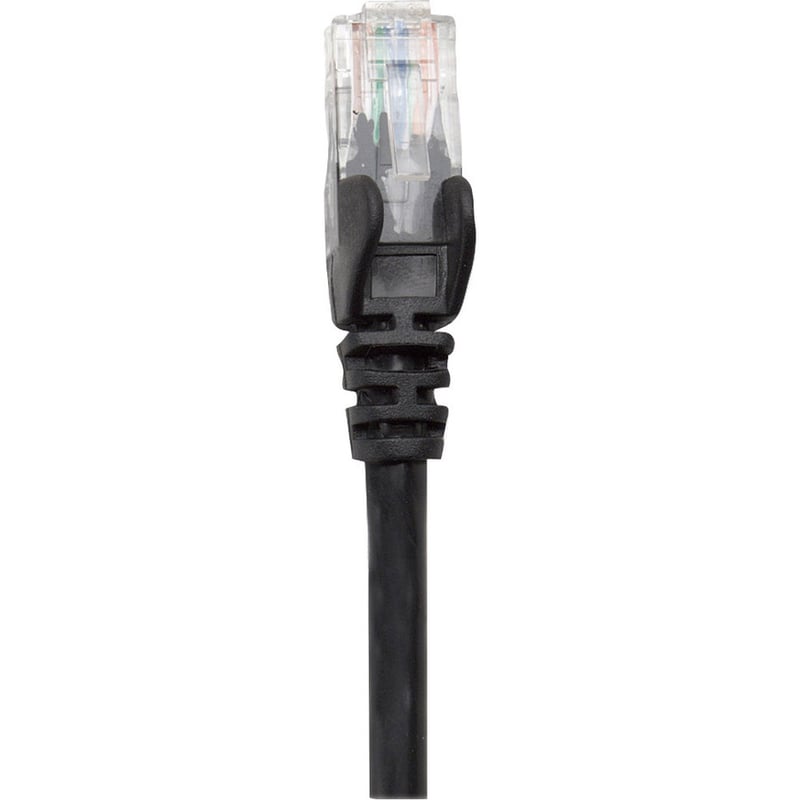 Intellinet Network Solutions Cat5e UTP Network Patch Cable, 100 ft (30 m), Black - Thumbnail 2