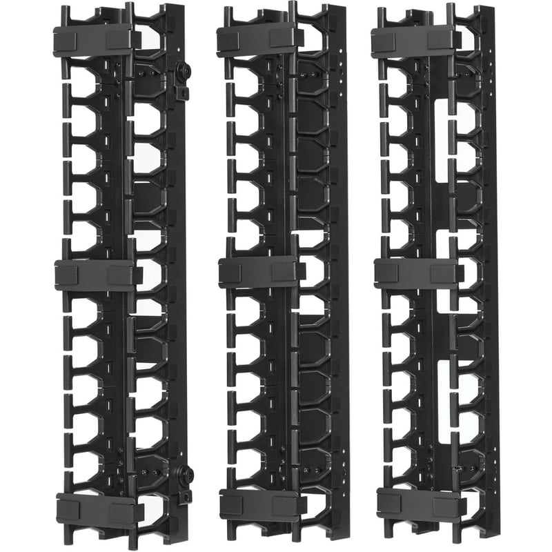 Tripp Lite by Eaton SmartRack 3-in. (7.62 cm) Wide High Capacity Vertical Cable Manager - Double finger duct - Thumbnail 2