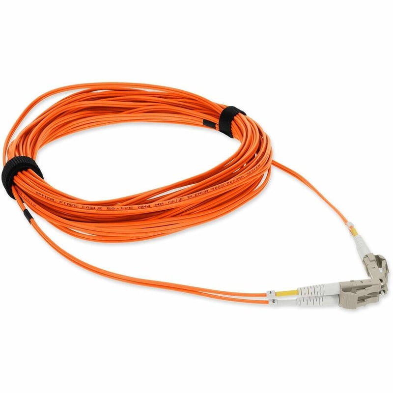 AddOn 2m LC to LC Orange OM4 Duplex OFNP (Plenum-Rated) TAA Fiber Patch Cable