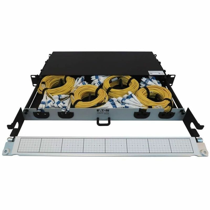Tripp Lite by Eaton Preloaded Fiber Panel 1U - 4x (8x LC/LC Duplex M/M) 16F Trunk Cables OS2 Singlemode 10 m (32.8 ft.) - Thumbnail 4