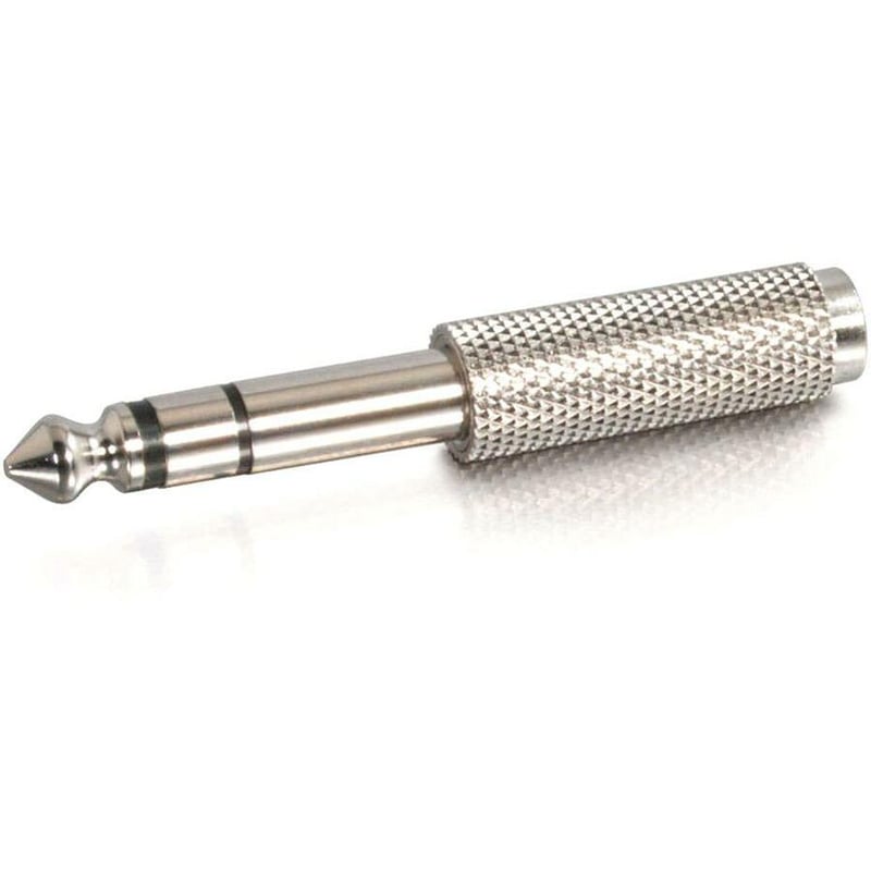 C2G 6.3mm (1/4in) Stereo Male to 3.5mm Stereo Female Adapter - Thumbnail 1