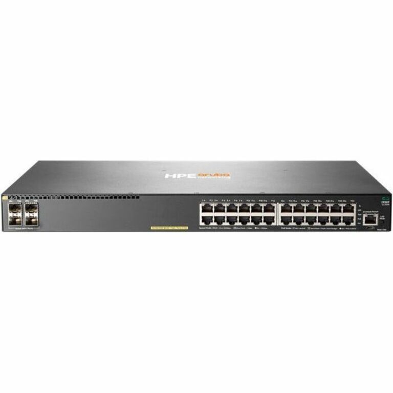HPE Aruba 2930F 24G PoE+ 4SFP+ Switch - Thumbnail 2