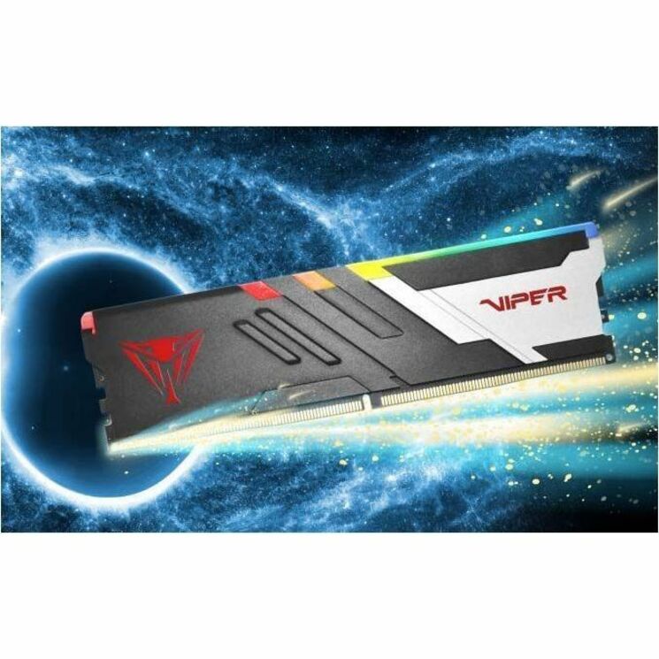 PATRIOT VIPER VENOM DDR5 32GB 6400MT/S RGB CL32 BLK/SIR HS DUAL KIT