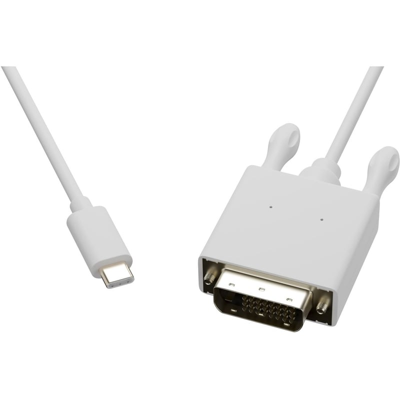 UNC 3FT USB-C TO DVI-D DUAL LINK CABLE MALE-TO-MALE, CONNECTS USB-C DEVICES TO - Thumbnail 3