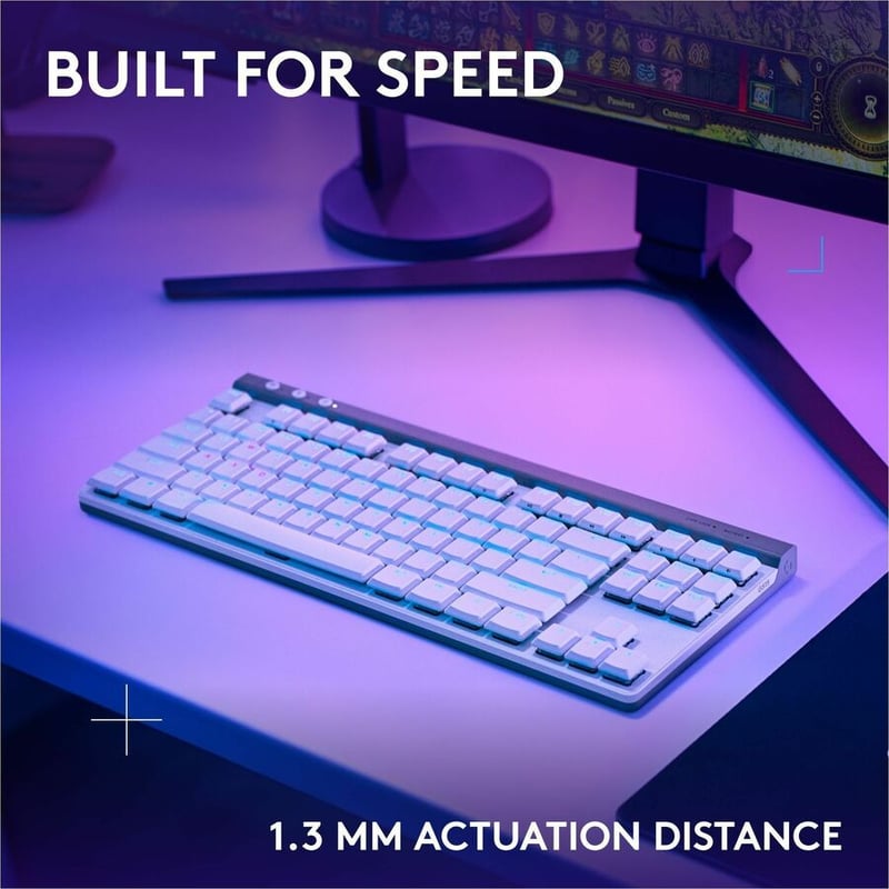 G515 LIGHTSPEED TKL KEYBOARD WHITE TACTILE - Thumbnail 3