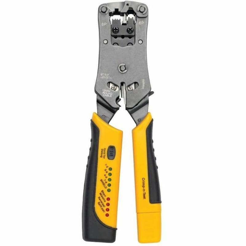 Tripp Lite by Eaton RJ11/RJ12/RJ45 Wire Crimper with Built-in Cable Tester - Thumbnail 3