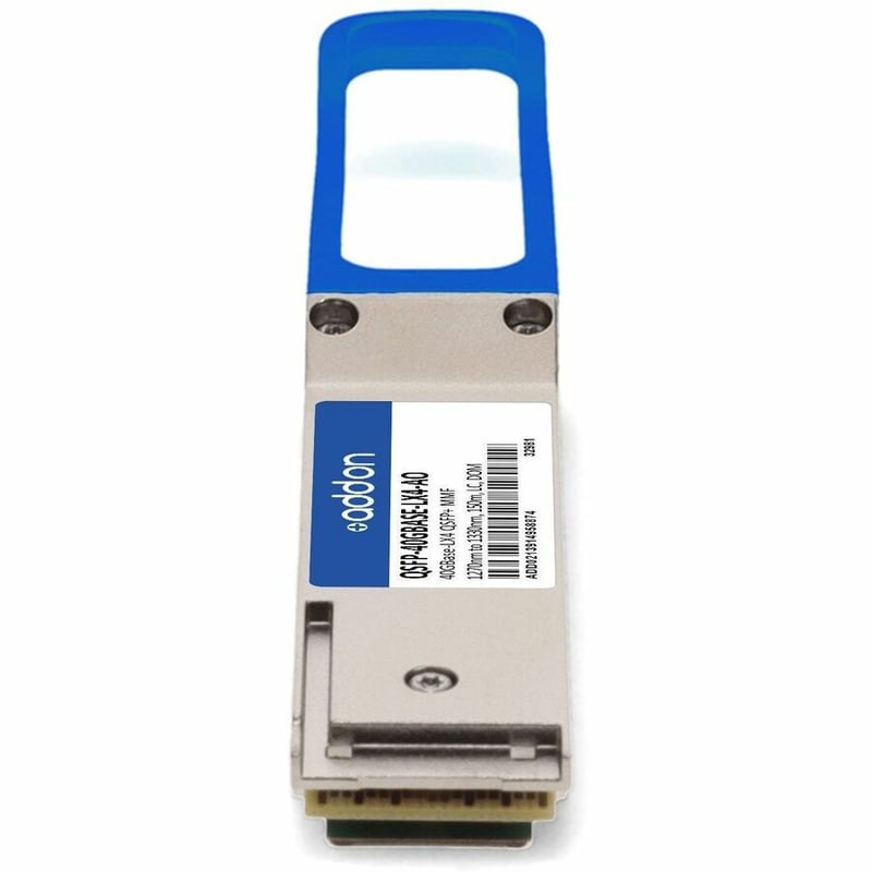 AddOn MSA and TAA 40GBase-LX4 QSFP+ Transceiver (SMF, 1270nm to 1330nm, 150m, LC, DOM)