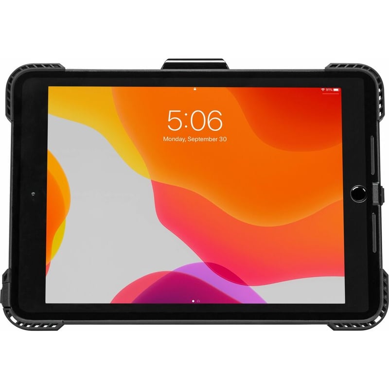 Targus SafePort THD500GL Rugged Carrying Case (Folio) for 10.2" to 10.5" Apple iPad (7th Generation), iPad (9th Generation), iPad (8th Generation), iPad Air, iPad Pro Tablet - Black