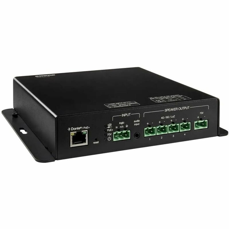 SHURE MICROFLEX MXN-AMP NETWORKED DANTE LOW IMP/70V POE+ - Thumbnail 3