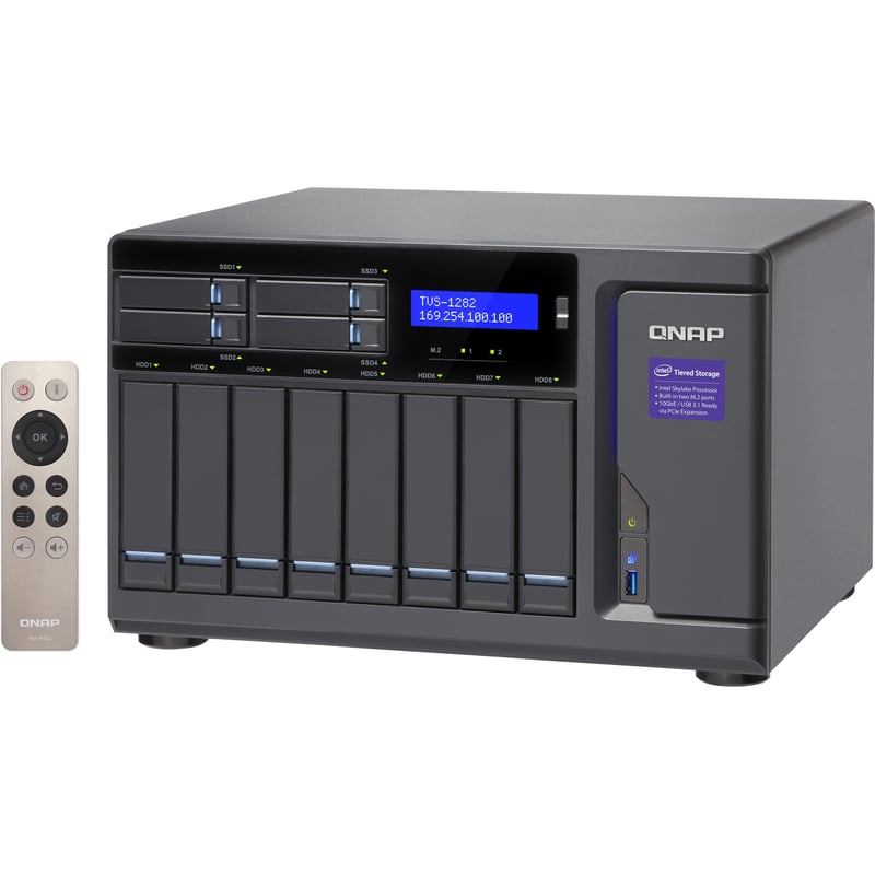 QNAP Turbo NAS TVS-1282-I5-16G SAN/NAS Server - Thumbnail 1