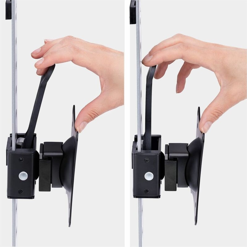 StarTech.com Cubicle Monitor Mount, Office Cubicle Wall Single 34" (17.6lb/8kg) VESA Monitor Hanger, Height Adjustable, Hanging Bracket - Thumbnail 4