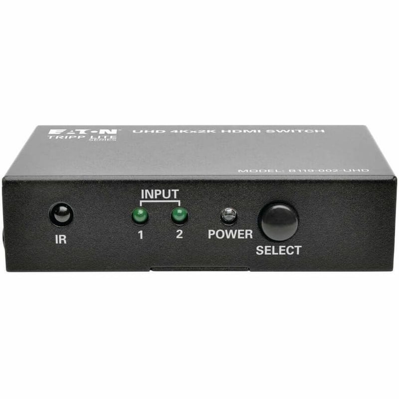 Tripp Lite by Eaton 2-Port HDMI Switch with Remote Control - 4K @ 60 Hz 4:4:4 HDR 3D HDCP 2.2 EDID - Thumbnail 3