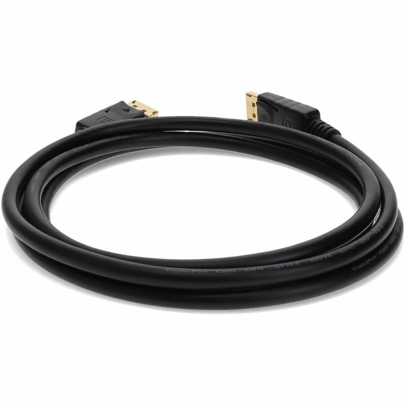 10ft DisplayPort 1.2 Male to DisplayPort 1.2 Male Black Cable For Resolution Up to 3840x2160 (4K UHD) - Thumbnail 4