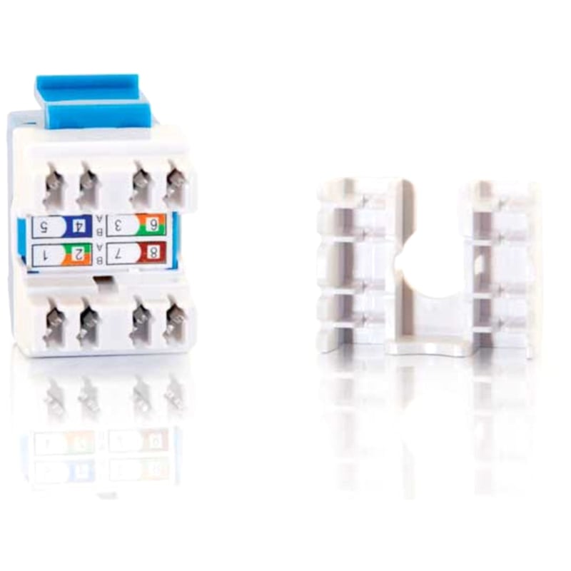 CAT6 180 KEYSTONE JACK BLUE - Thumbnail 4