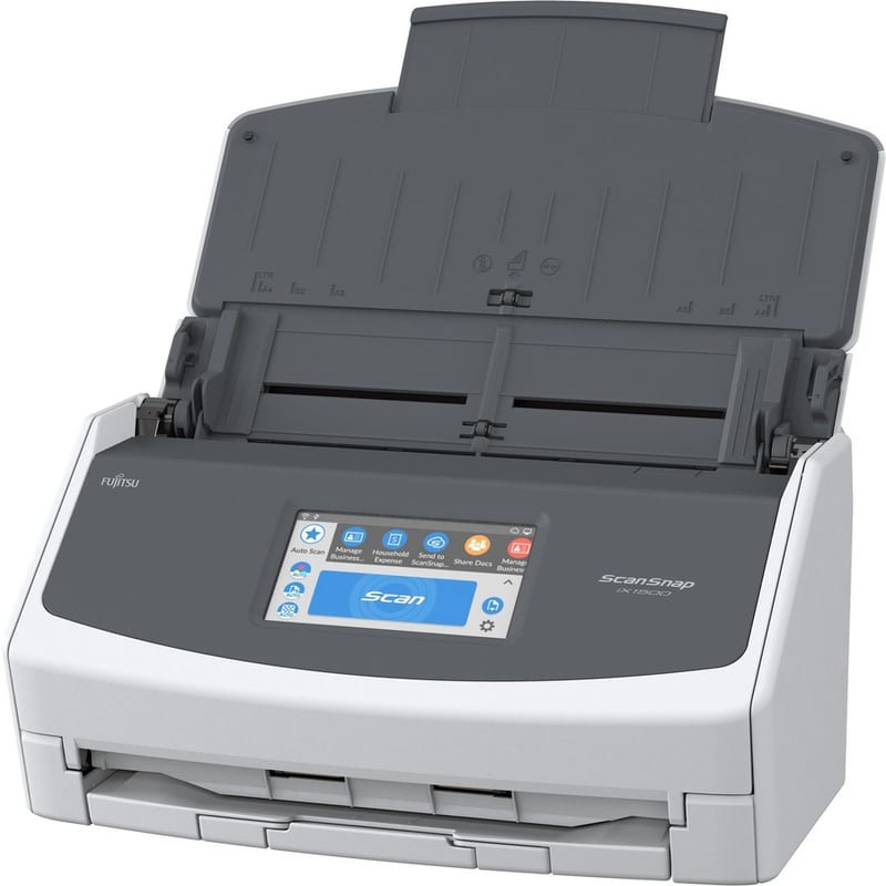 Fujitsu ScanSnap IX1500 Deluxe Scanner with Adobe Acrobat Pro DC 30 ppm (Mono) - 30 ppm (Color) - Duplex Scanning - USB - Thumbnail 3