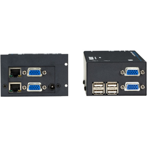 Black Box ServSwitch Wizard USB KVM Extender with Dual-Head VGA and Audio - Thumbnail 3