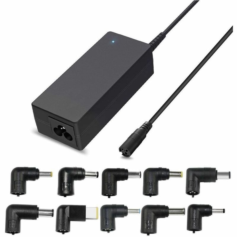 65W UNIVERSAL LAPTOP CHARGER WITH 10 INTERCHANGEABLE LAPTOP TIPS - Thumbnail 1