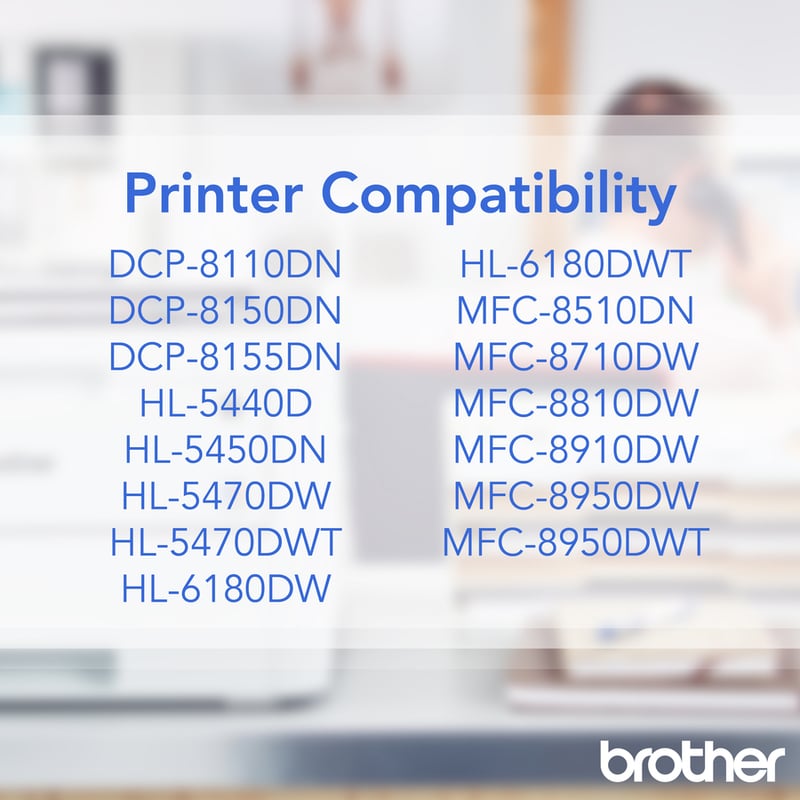 Brother Genuine TN750 High Yield Mono Laser Toner Cartridge - Thumbnail 3