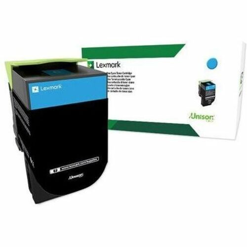 Lexmark Extra High Yield Laser Toner Cartridge - Cyan - 1 Each - Thumbnail 1