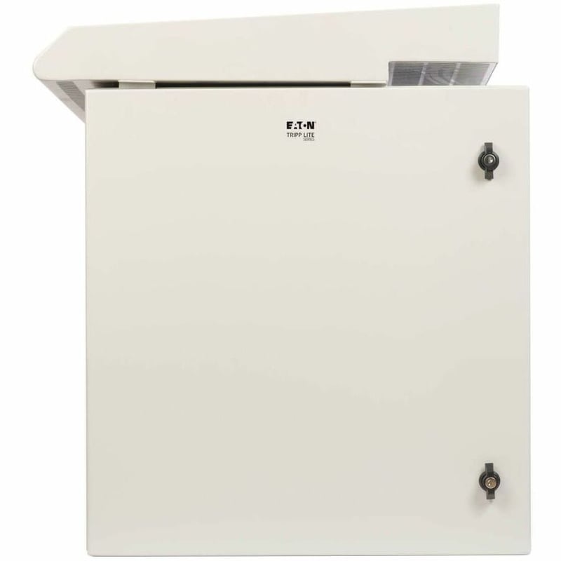Tripp Lite by Eaton SmartRack Industrial Enclosure with Locks - NEMA 3R, Wall Mount, Heavy-Duty Metal Construction, Internal Fans, 32.5 in. Depth, 12U, Gray - Thumbnail 2