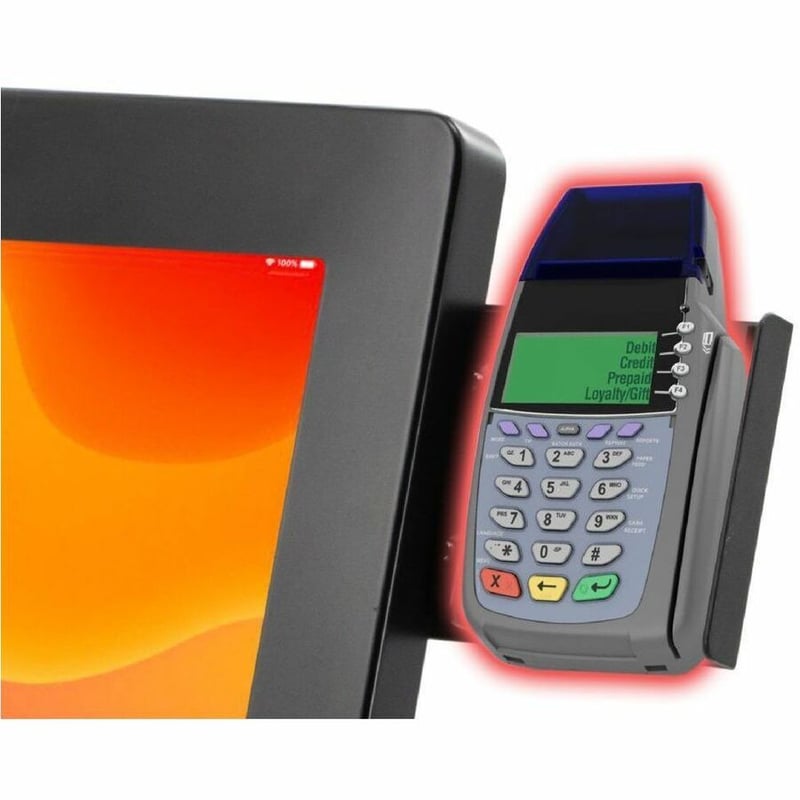 CTA Digital POS Station with Printer Stand, Magnetic Scanner Holder, Card Reader Holder & 2 Security Enclosures - Thumbnail 5