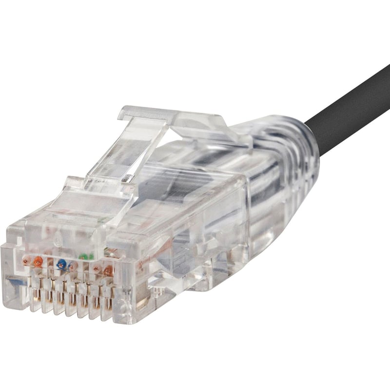 SLIMRUN CAT6 UTP CABLE-6-INCH BLACK - Thumbnail 2