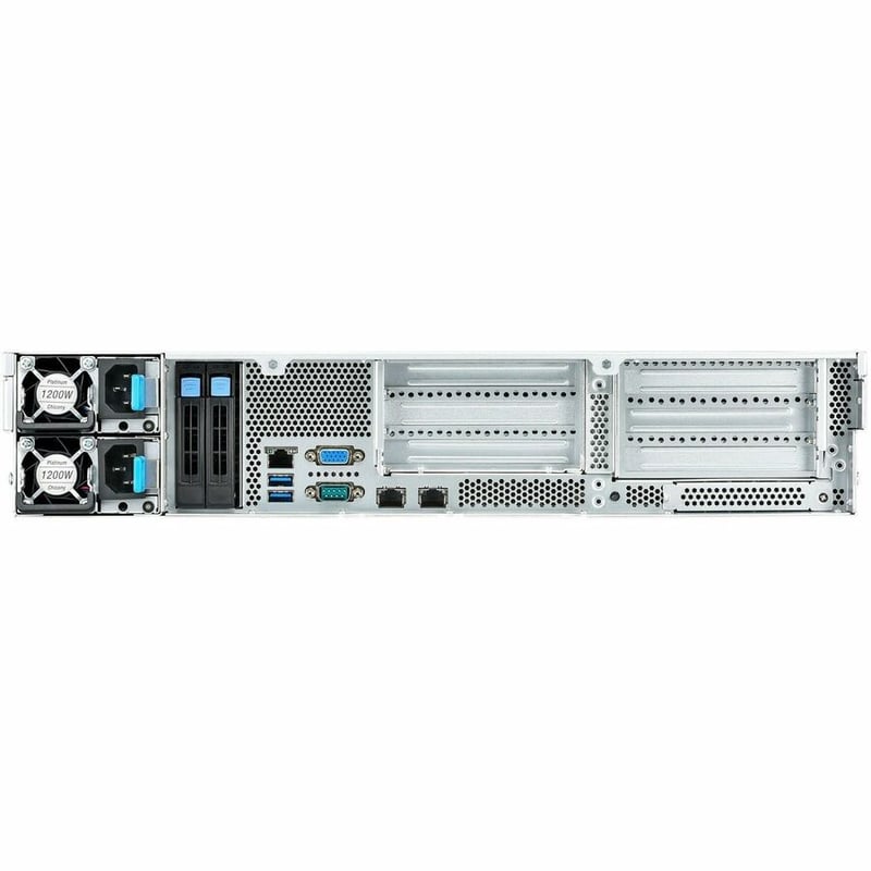 Mitac Transport SX TS70-B8056 Barebone System - 2U Rack-mountable - Socket SP5 LGA-6096 - 1 x Processor Support - 1 - Thumbnail 3