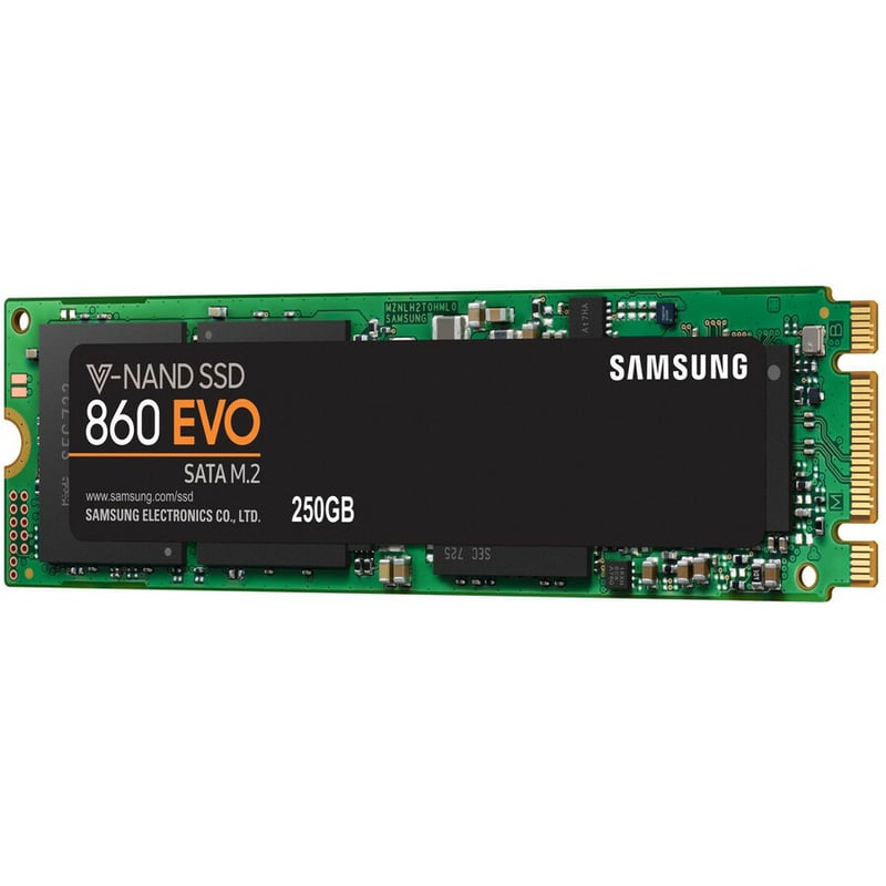 Samsung 860 EVO 250 GB Solid State Drive - M.2 2280 Internal - SATA (SATA/600) - Thumbnail 3