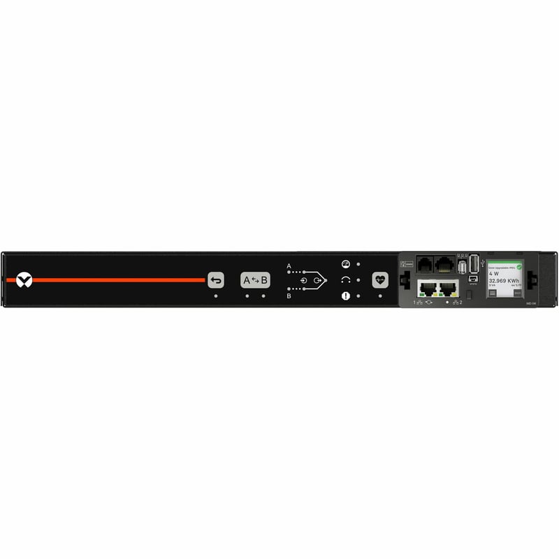 RPDU RACK TRANSFER SWITCH MONITORED UNIT LEVEL 15A 120V 1.4KW - Thumbnail 1