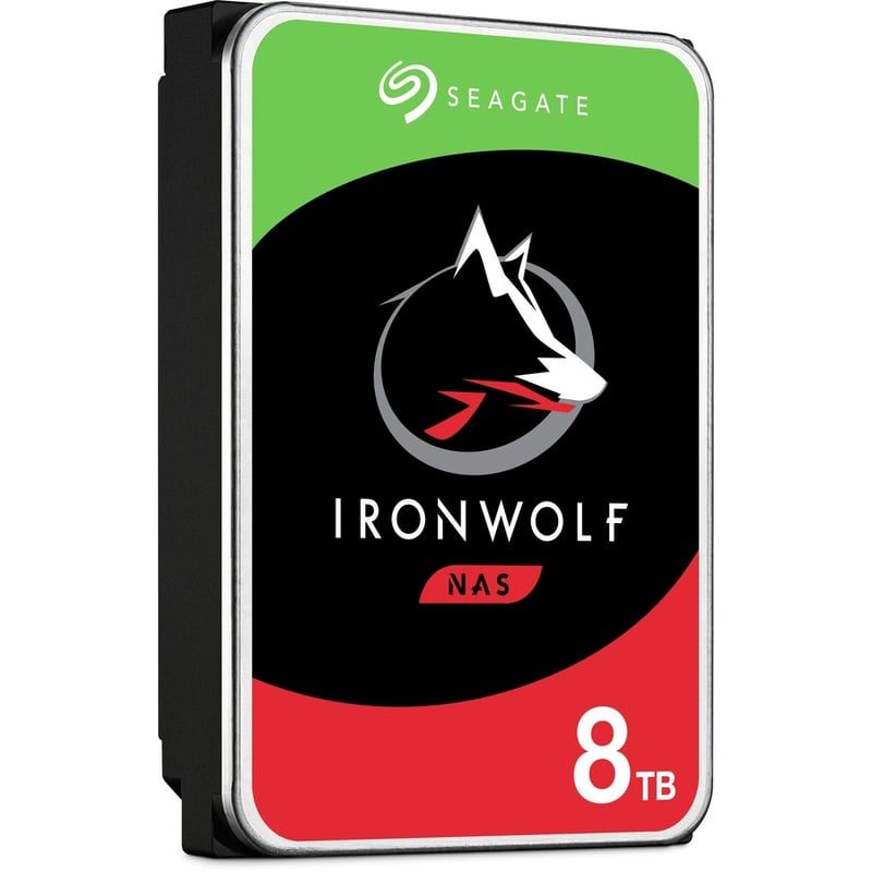 Seagate IronWolf ST8000VN004 8 TB Hard Drive - 3.5" Internal - SATA (SATA/600) - Conventional Magnetic Recording (CMR) Method - Thumbnail 3