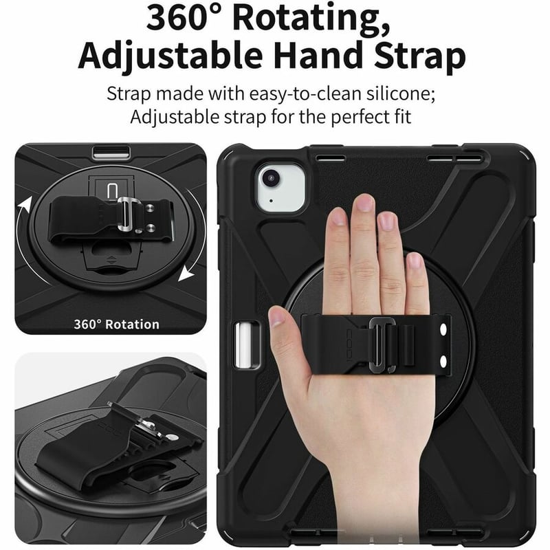 RUGGED CASE FOR IPAD AIR 11 M2/ M3/M4 IPAD PRO 11 1/2/3/4 AIR 10.9 - Thumbnail 4