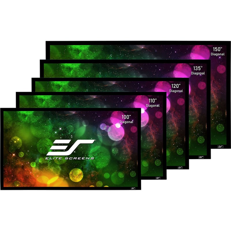 Elite Screens Sable Frame SB120WH2 120" Fixed Frame Projection Screen - Thumbnail 2