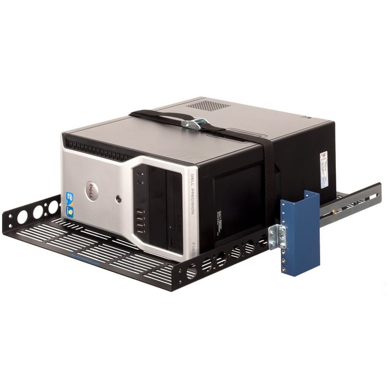 Rack Solutions 1U 108 Fixed Shelf 24in Depth - Thumbnail 2