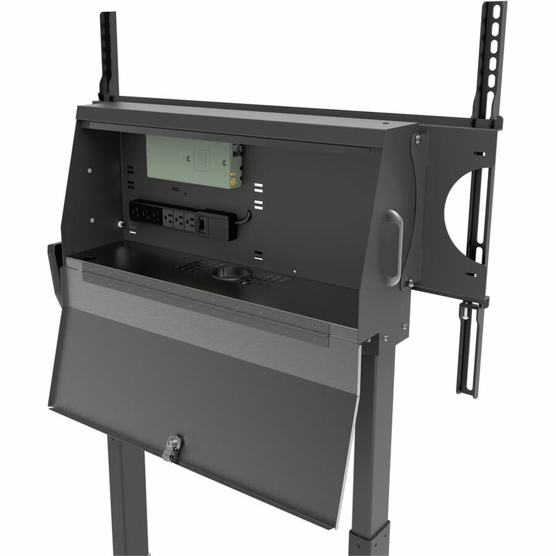 SmartMount Motorized Height Adjustable Flat Panel Cart - Thumbnail 2