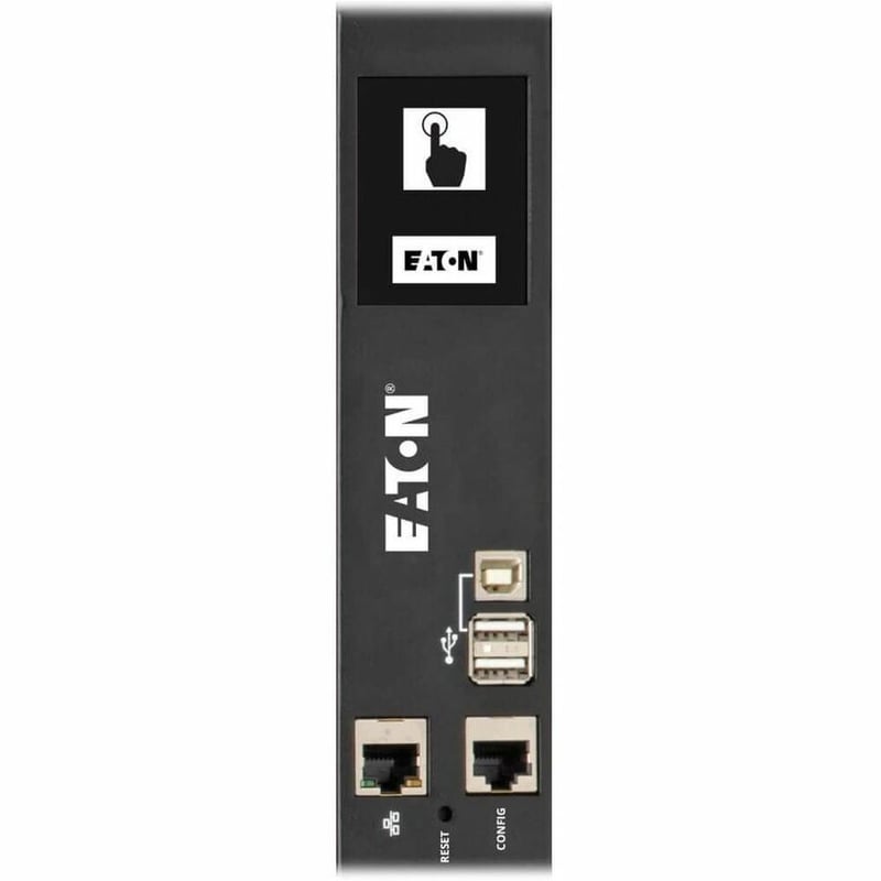 Tripp Lite by Eaton PDU 10kW 200-240V 3PH Switched PDU - LX Interface Gigabit 30 Outlets L21-30P Input LCD 1.8 m Cord 0U 1.8 m Height TAA - Thumbnail 3