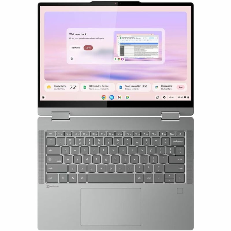 LENOVO CHROME PLUS 2IN1 CORE 5 120U 3.8G 8GB 128GB 14IN CHROME - Thumbnail 3