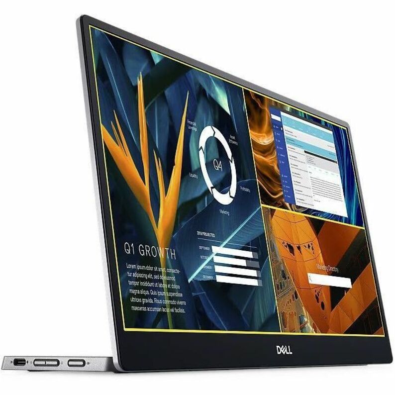 Dell P1424H 14" Class Full HD LED Monitor - 16:9 - Black - Thumbnail 4