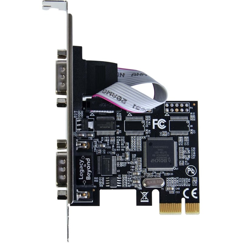 SIIG Dual-Serial Port / RS-232 PCIe Card - Thumbnail 1