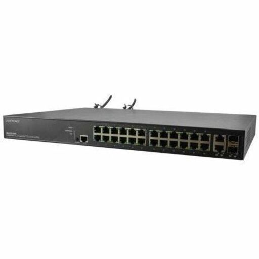Lantronix SM24TBT2DPB-2XPS Ethernet Switch - Thumbnail 2