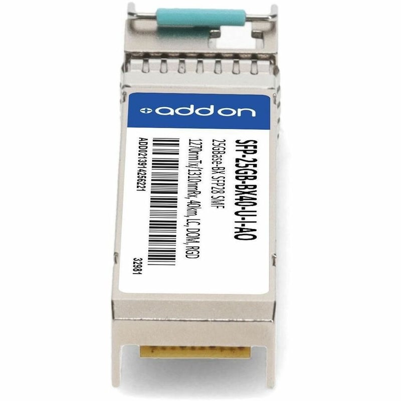 AddOn MSA and TAA 25GBase-BX SFP28 Transceiver (SMF, 1270nmTx/1310nmRx, 40km, LC, DOM, -40 to 85C) - Thumbnail 4