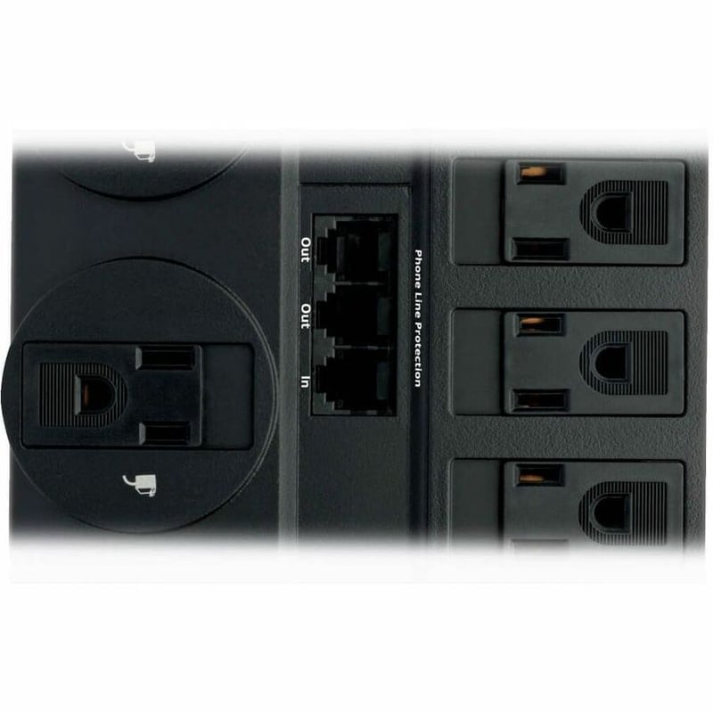 Tripp Lite by Eaton Protect It! 12-Outlet Surge Protector 8 ft. (2.43 m) Cord 2160 Joules Tel/Modem Protection