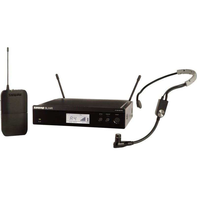 Shure BLX14R/SM35 Wireless Rack-mount Headset System with SM35 Headset Microphone - Thumbnail 1