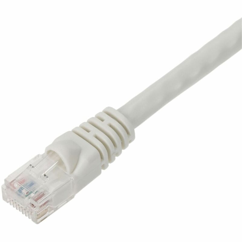 AddOn 10-Pack 3ft White CAT 6 PVC Ethernet Cable Snagless Bubble Boot RJ-45 M/M Bulk Bag Packaged, No Twist Ties - Thumbnail 2