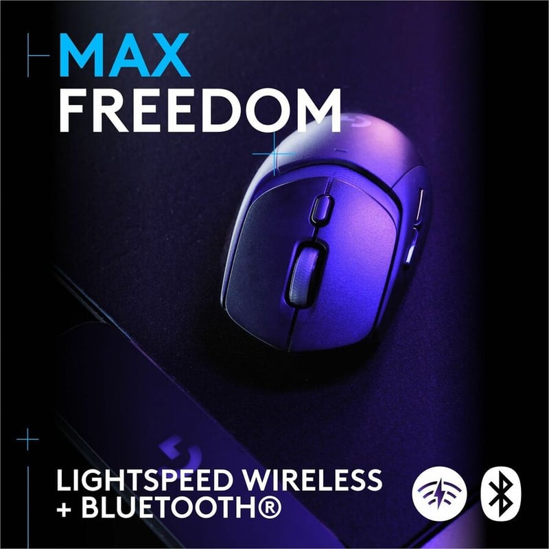 G309 LIGHTSPEED GAMING MOUSE BLACK - Thumbnail 3